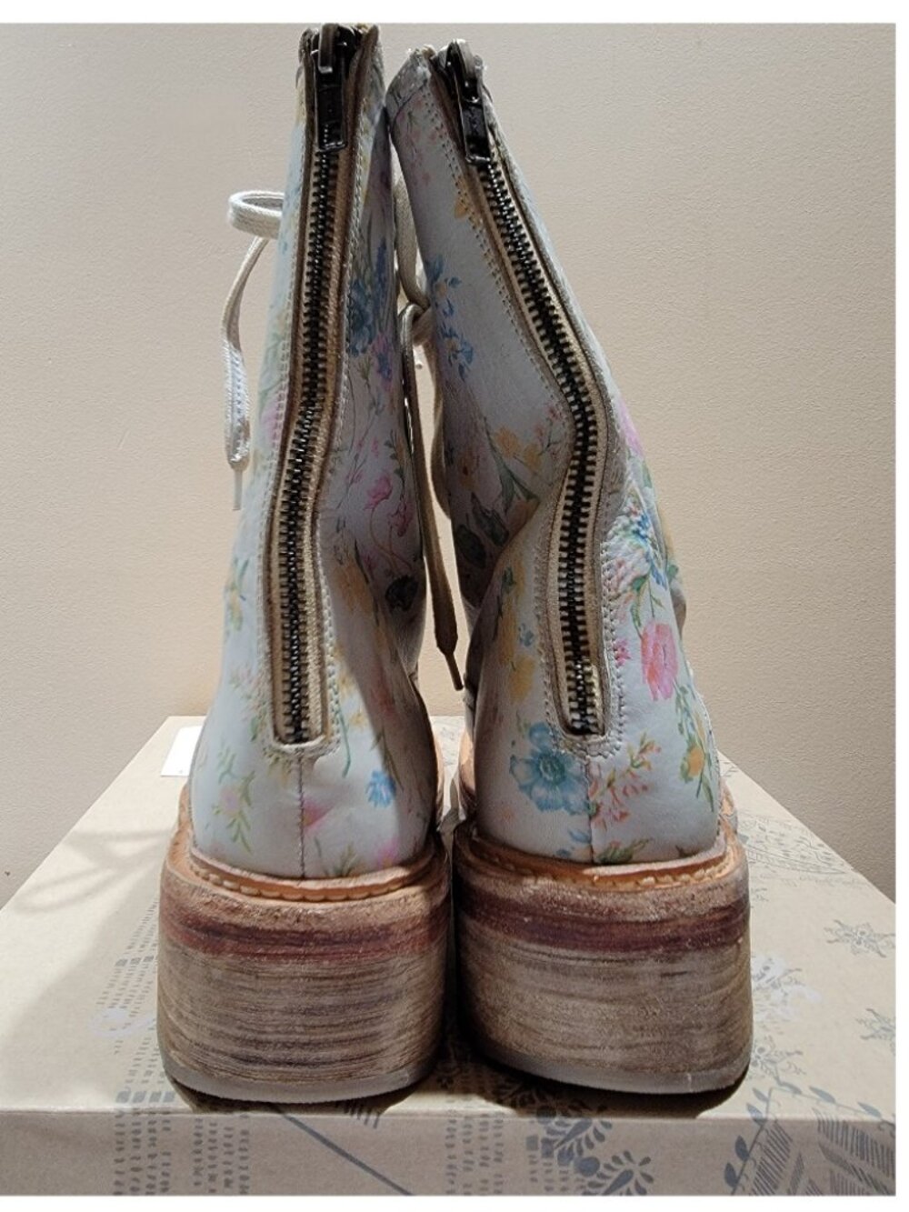 Free People Santa Fe Leather Bootie, FLORAL, Size 9US/39EU, NWT - Picture 7 of 16